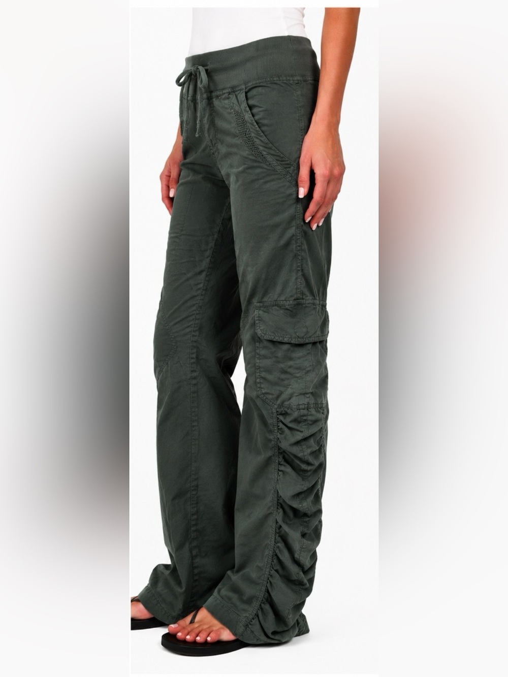 XCVI Monte Carlo Womens Cargo Drawstring Pants medium